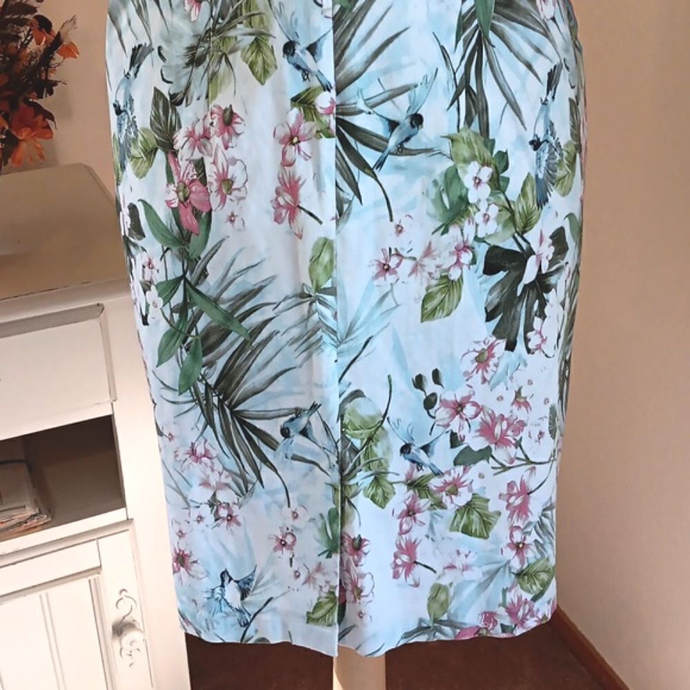 RABE 1920 Cotton Sheath Floral Dress - Picture 8 of 14